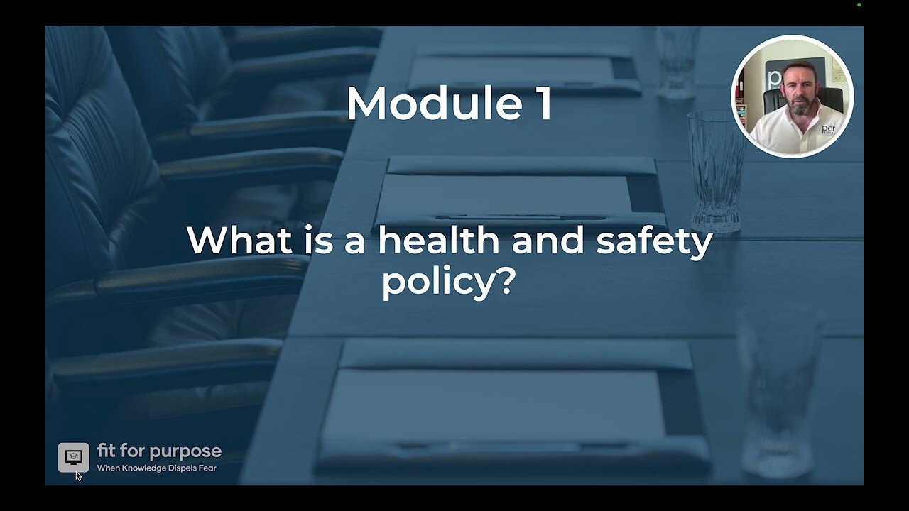 What is a health and safety policy?
