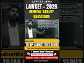🔥Daily Mental Ability Question For Lawcet 2026 | May 6, 2026 #lawcetadda #tglawcet #aplawcet