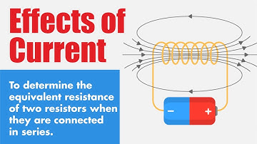 To determine equivalent resistance of two resistors when they are connected in series
