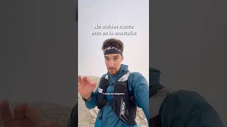 ¡Te puede salvar la vida! 🔥 #trailrunning