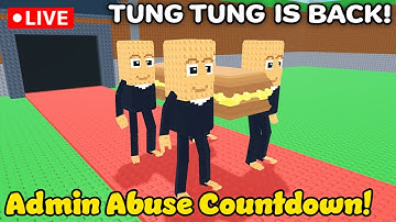 LIVE🔴 Admin Abuse & NEW Update Countdown (Steal A Brainrot) #roblox #stealabrainrot