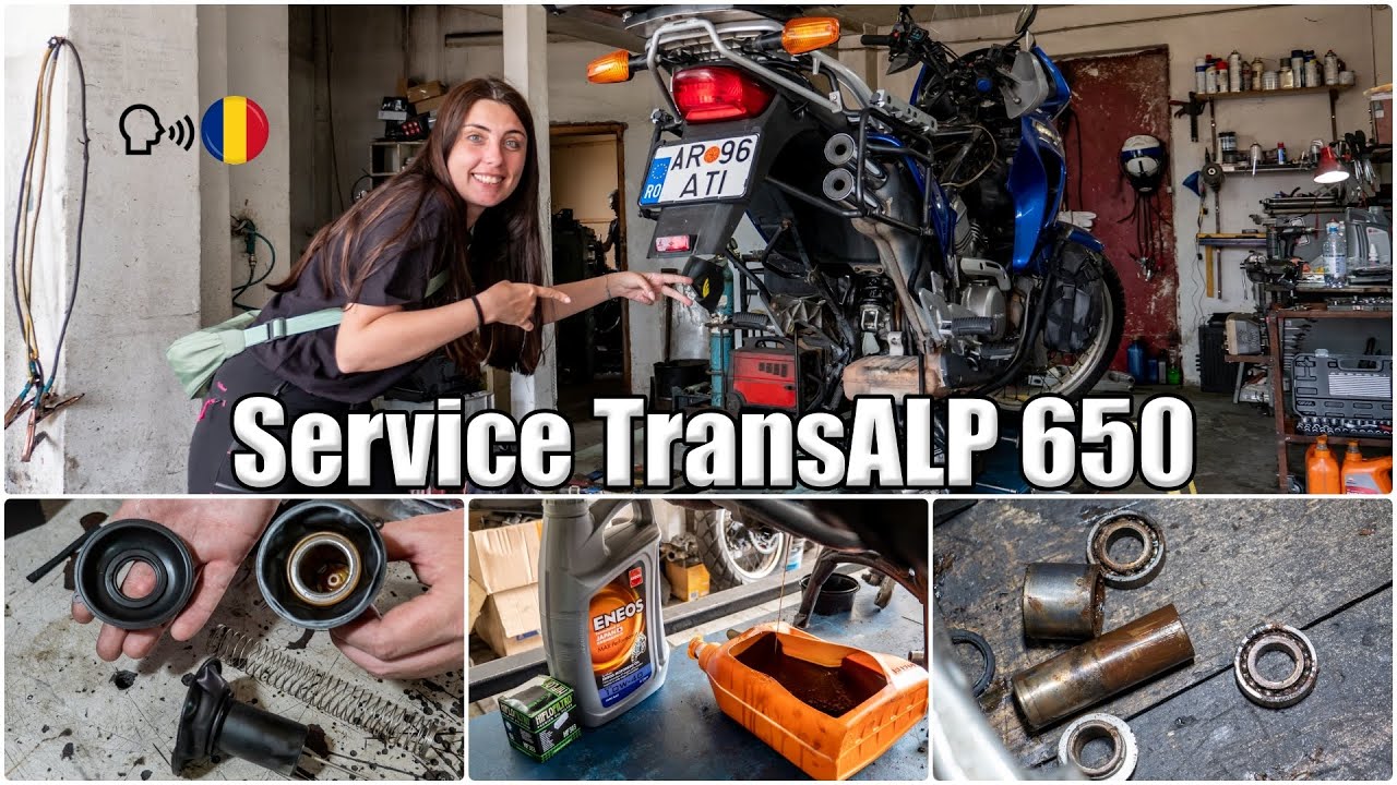 Service Transalp 650 - Pregătiri pentru Norvegia / Membrane carburator, rulmenți basculă, kit lant