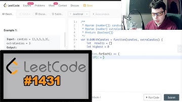 LeetCode #1431 | Kids With the Greatest Number of Candies (JavaScript/Nodejs)
