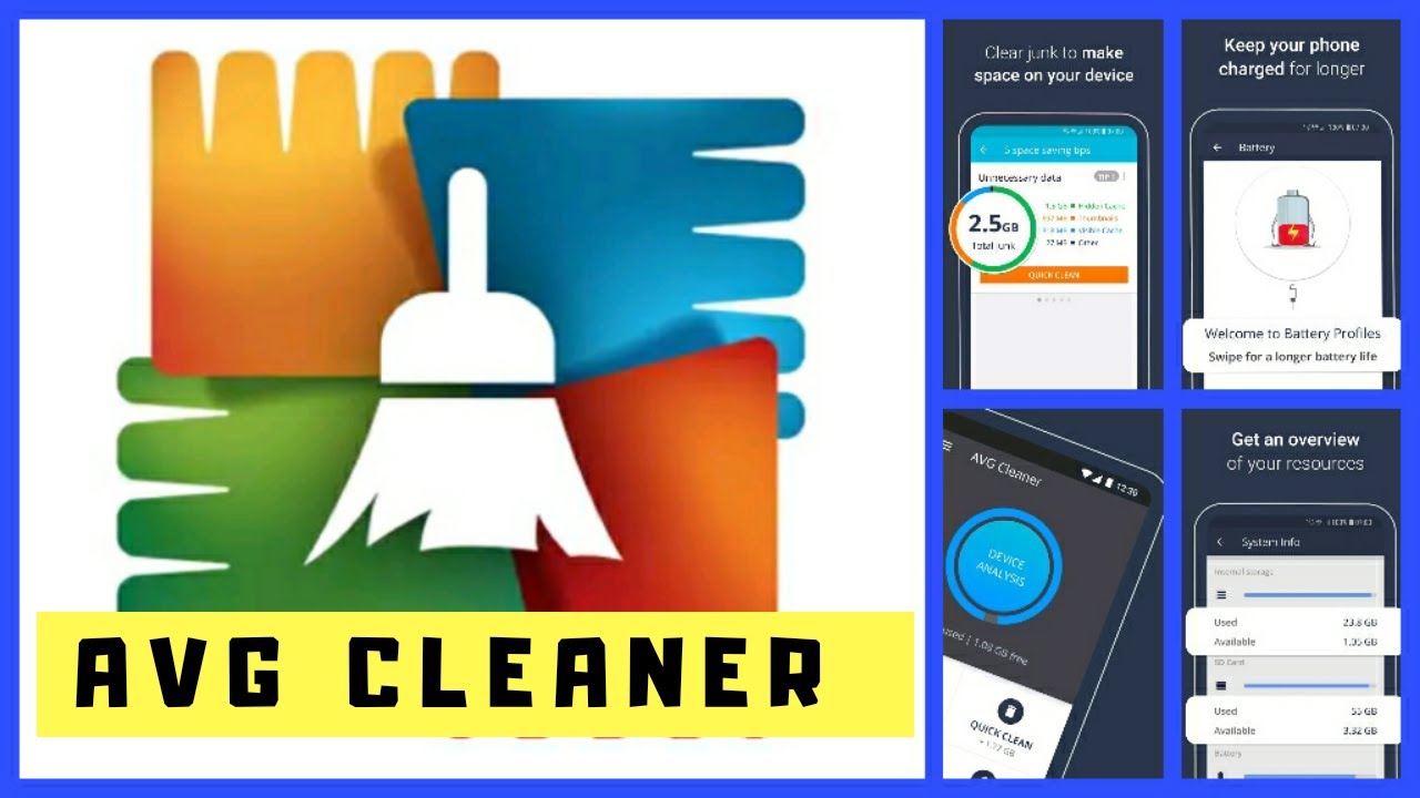 AVG Cleaner Clean out junk & free up storage (