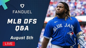 MLB DFS | FanDuel Q&A LIVE  🔴
