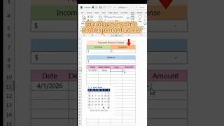 Create Your Own Income &amp; Expense Tracker! 💰😎#excel#exceltips#tutorials#spreadsheet#corporate