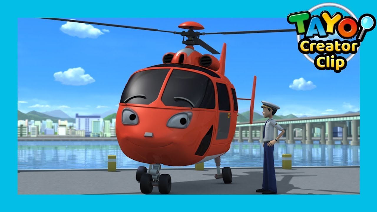  Tayo  Episode Clip l The brave helicopter Air  l Tayo  the 