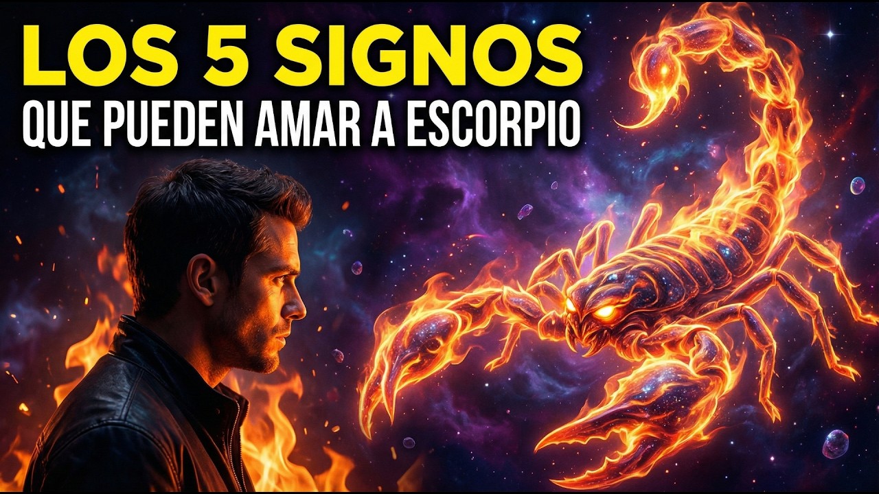 Los 5 signos MÁS compatibles con ESCORPIO 🦂 | ¿Quién puede AMAR a Escorpio de VERDAD?