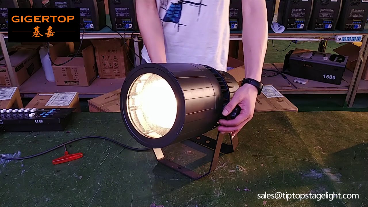 TIPTOP 200W Waterproof COB Led Zoom Par Light Outdoor Stage Lighting TP-P85  DJ Disco Party