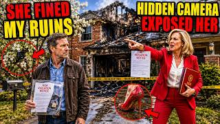 The HOA President Fined My Burned House — Then the Hidden Camera Exposed Everything.