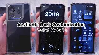 Aesthetic Customization Redmi note 14 | Dark Theme🔮🖤 screenshot 5