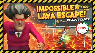 99% FAIL at this Lava Parkour Level! screenshot 1