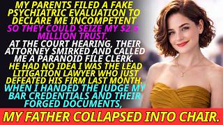 My Parents Called Me 'Mentally Unstable' To Steal My Trust—Didn't Know I Was A Litigation Lawyer