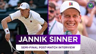 "Today I had to raise my level" | Jannik Sinner | Semi-Finals Post-match Interview | Wimbledon 2026