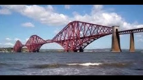 Spring Railway Bridge Firth Of Forth On History Visit To South Queensferry Scotland