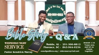 Wed. Bible Study- Q & A - 9/24/25