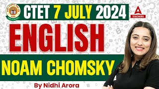 CTET English Paper 2 Language 2 | Noam Chomsky Theory By Nidhi Arora