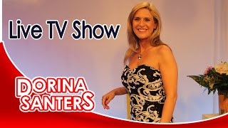 Dorina Santers Live TV Show in Berlin mit dem Titel "Mit Dir fang ich von vorne an"