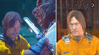Play as Norman Reedus (The Walking Dead, Death Stranding) in The Callisto Protocol - Brutal Gameplay
