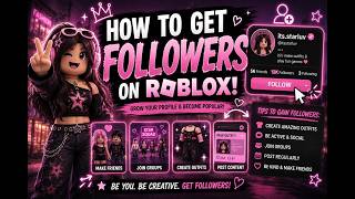 How To Get Free Followers In ROBLOX  (10k+)