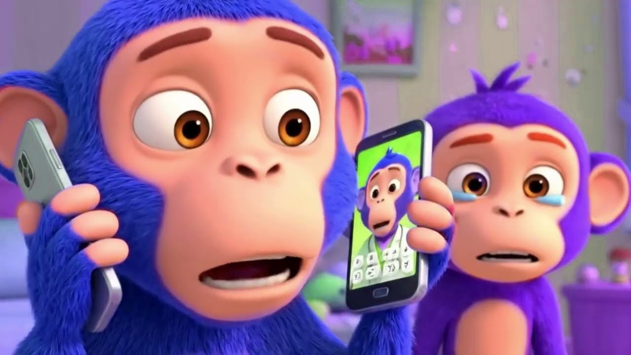 Five Little Monkeys Jumping on the Bed 🐵  Cocomelon Style Nursery Rhyme 2 Minute Loop Mashup Remix