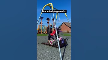 Please support @TheRecessProject to help build inclusive school playgrounds💖 #shorts #inclusion