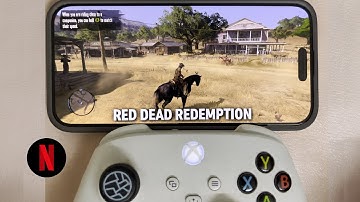 Red Dead Redemption Netflix Edition on iPhone 16 Pro Max! | Xbox Controller Gameplay