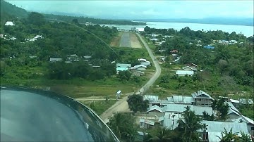 Landing in Wasior, West Papua, Indonesia - Susi Air Cessna Grand Caravan C208B