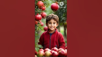 Cậu bé thích trái Lựu với công nghệ Ai M(Leonardo ai,gpt,bvee).