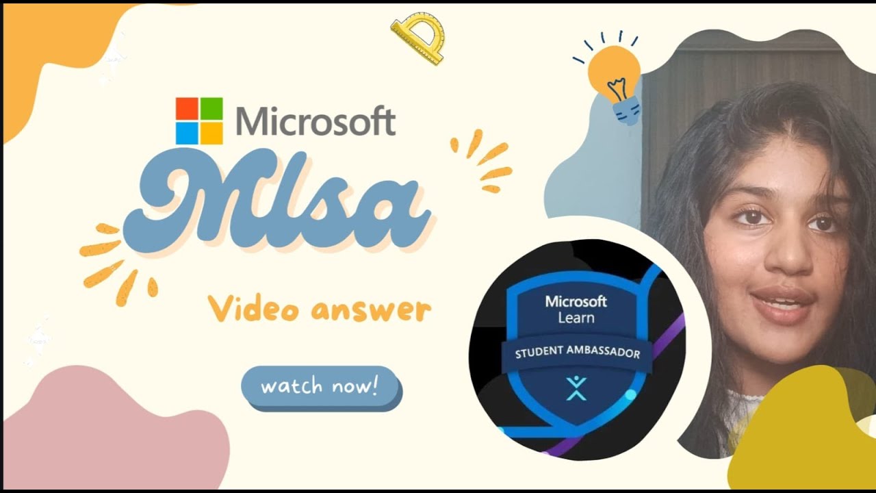 MLSA Video Answer- Guide [Selected] - YouTube