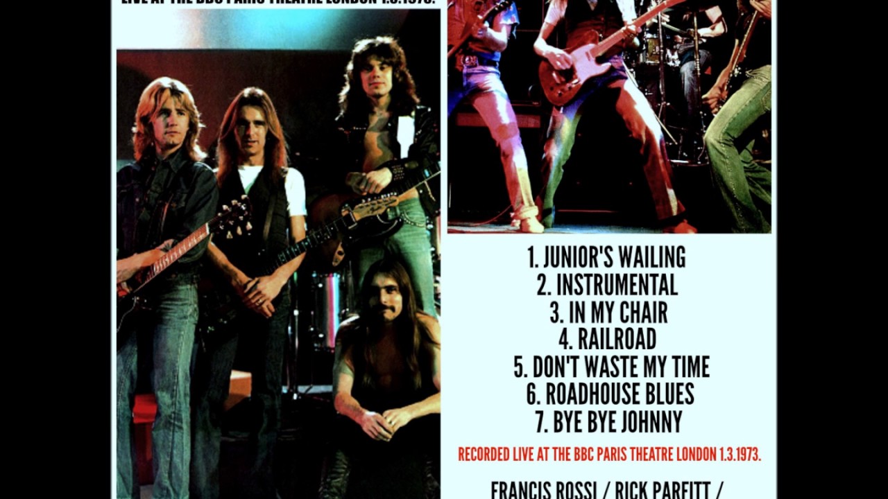 STATUS QUO...R.I.P. RICK PARFITT..BBC PARIS THEATRE LONDON 1973 YouTube