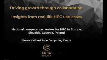 HPC Webinar for SMEs: Best practices from Central Europe