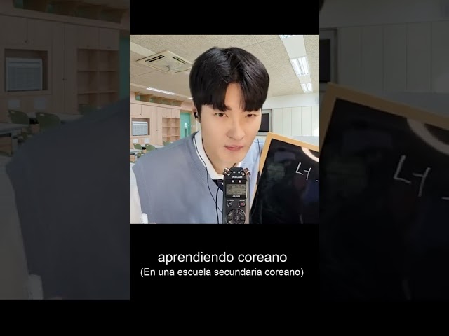 [ASMR Role-Playing] Aprendiendo coreano 🇰🇷 #shorts
