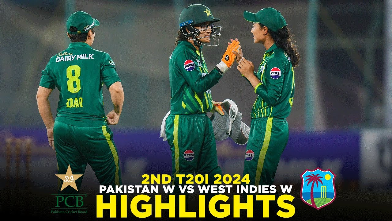Full Highlights  Pakistan Women vs West Indies Women  2nd T20I 2024  PCB  M2F2A