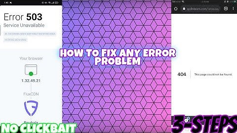 HOW TO FIX 503-404 ANY ERROR PROBLEM ARCEUS X EASY STEPS