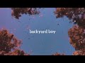 (slowed) backyard boy - claire rosinkranz