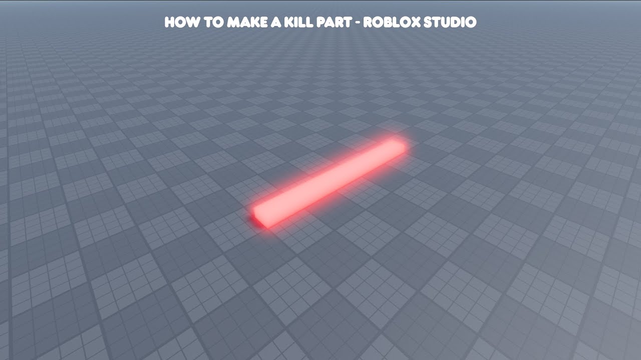 How to Make a Kill Block on Roblox: 13 Steps (with Pictures)