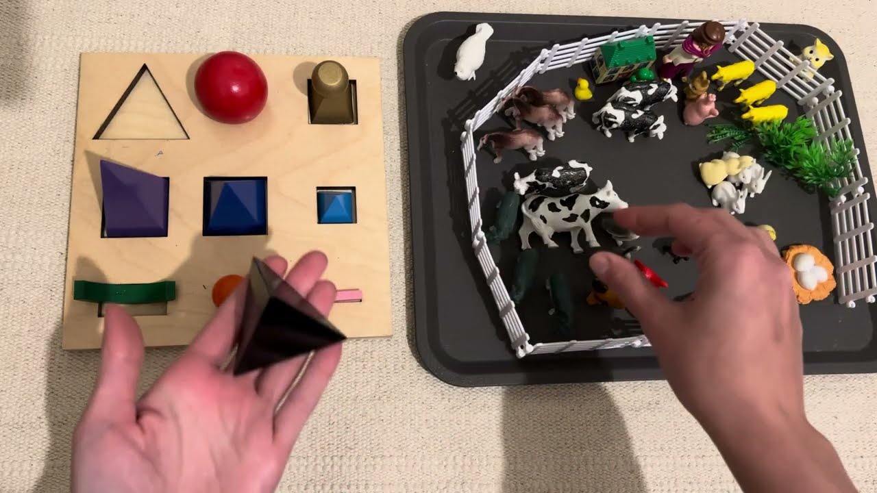 آية الآغا - مونتيسوري تقديم الاسم الجزء الأول  -Montessori  parts of speech(NOUN) part 1