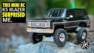 This Mini RC K5 Blazer Surprised Me. The 1/18 Scale FMS FCX24 K5 Blazer