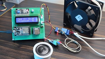 Industrial Temperature Monitor Using MAX6675 K-Type Thermocouple with ESP32 & Voice Alert