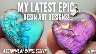 Resin Art + BABY LOTION! A Video by Daniel Cooper