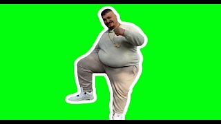 Greenscreen Fat Indian Belly Dance