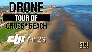 Cinematic Drone Tour Of Crosby Beach Liverpool DJI Air 2S