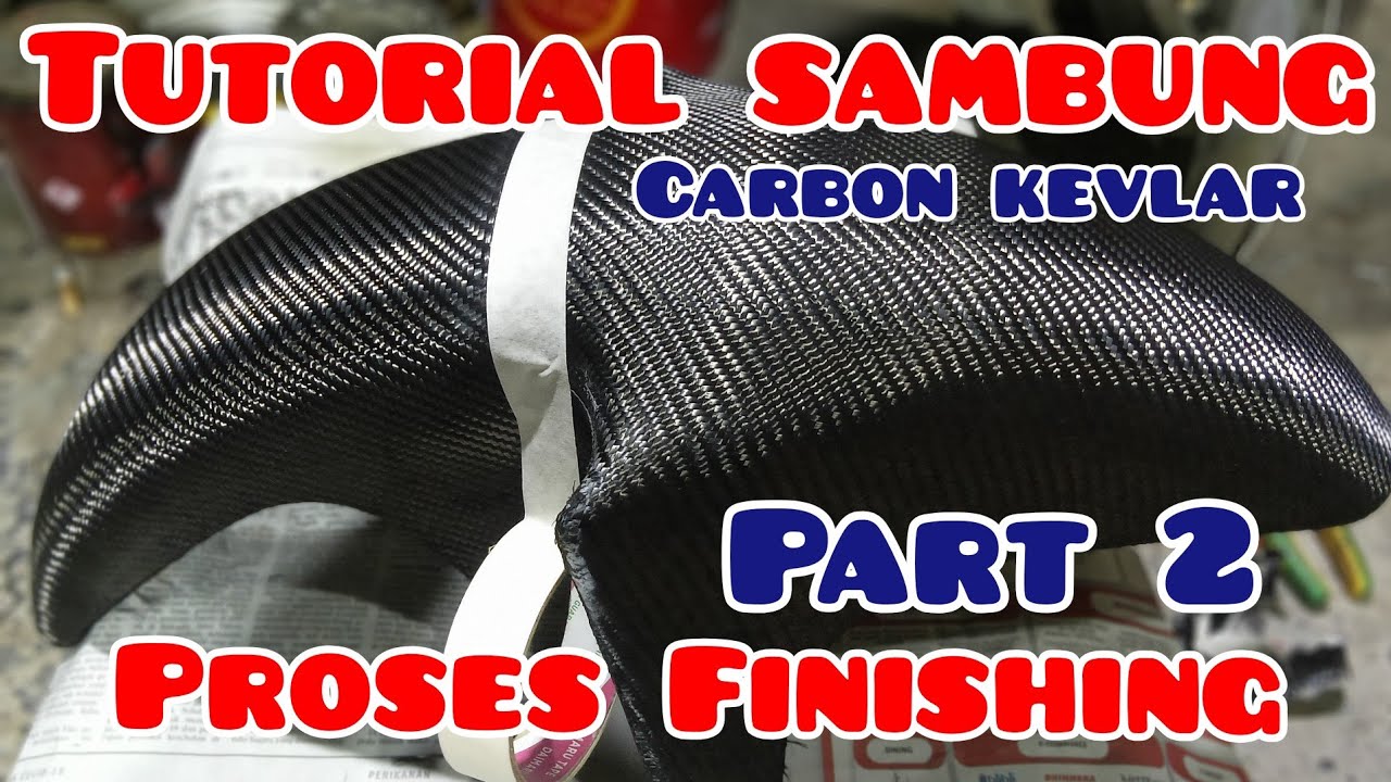 tutorial cara potong sambung carbon kevlar part2 YouTube