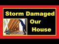 Storm Damage To Our Tiny House While Living Off Grid