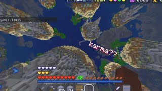 What Karma looks like in Skywars