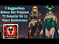 5 Suggestions Before Get Premium T2 Selector On 11 Years Anniversary - Marvel Future Fight