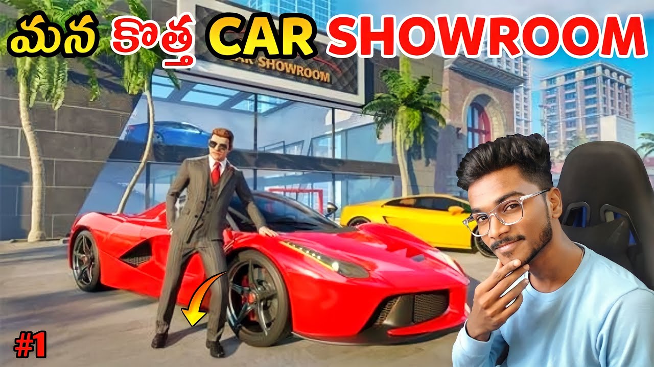 Finally Opend My First Car Showroom | Car Dealership | Car For Sale Simulator In Telugu