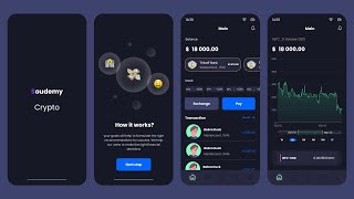 15-Minute Figma Speed Art: Crypto App UI Design screenshot 2