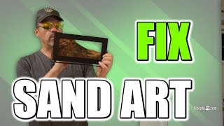 Fixing A Moving Sand Art Sculpture That Lost Water